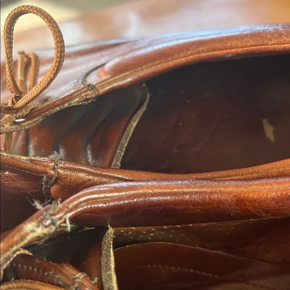 Sperry Men's Brown Leather Lace Up Dress Shoes size 10